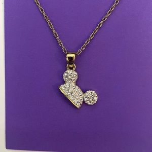Disney Mickey hat jeweled necklace